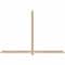 Ekena Millwork Eugene Smooth Timber Gable Bracket, Douglas Fir, 96"W x 64"H x 3 1/2"D x 3 1/2"F, 16/12 Pitch GBW096X64X0404EUG00SDF - alternate 1